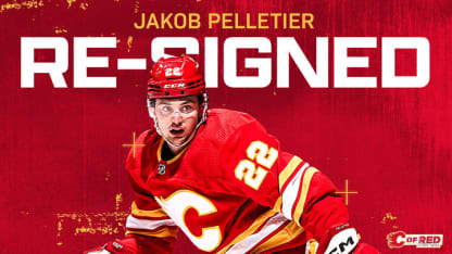 Flames Re-Sign Jakob Pelletier 