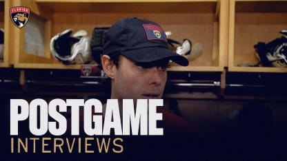 FLA vs. PHI: Verhaeghe (Postgame)