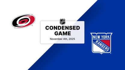 CAR at NYR | Condensed Game