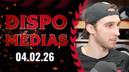 Dylan Cozens dispo médias après le match contre BUF