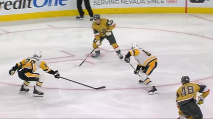 PIT@VGK: Dorofeyev scores goal against Arturs Silovs