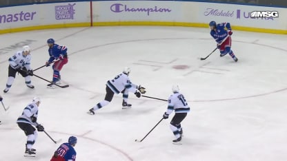 UTA@NYR: Lafrenière scores PPG against Karel Vejmelka