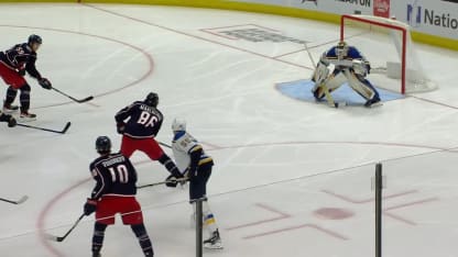 STL@CBJ: Chinakhov scores goal against Joel Hofer