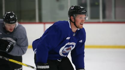 Gabriel Landeskog training camp practice 2017 September 15