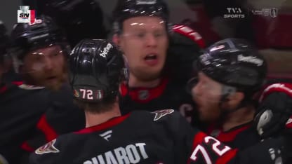 TOR@OTT: Tkachuk marque un but contre Anthony Stolarz