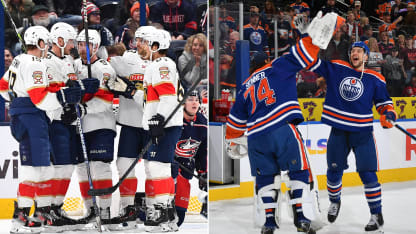 Sólido cierre de semana para Florida, Edmonton y Nueva York