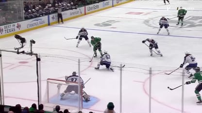 WPG@DAL: Hyry scores goal against Connor Hellebuyck