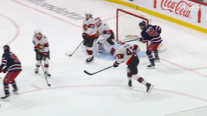 OTT@WPG: Pionk scores goal against Linus Ullmark