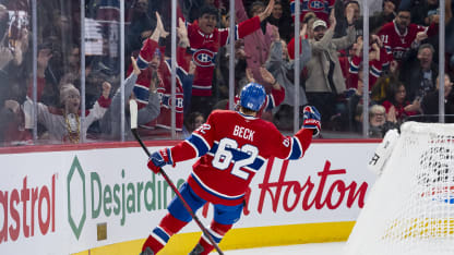 Un premier but dans la LNH pour Beck