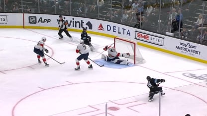 FLA@UTA: Bobrovsky with a great save against Clayton Keller