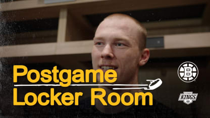 Locker Room Raw: Swayman, H. Lindholm, and Geekie