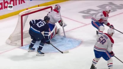 MTL@WPG: Vilardi scores goal against Samuel Montembeault