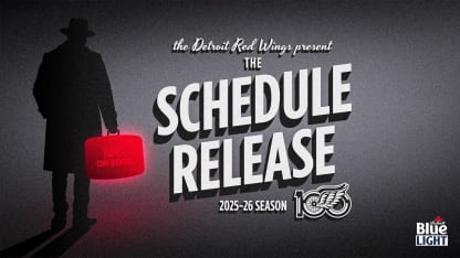 Detroit Red Wings Schedule Release 2025-26