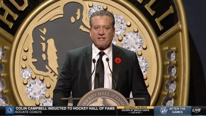 Jeremy Roenick's Hall of Fame speech