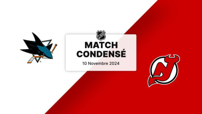 Match condensé : SJS @ NJD 10/11/24