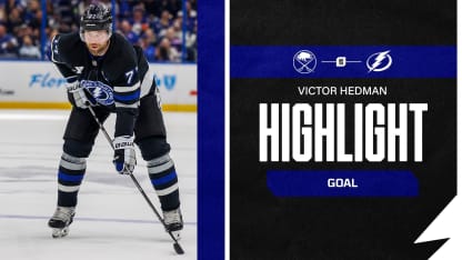 TBL vs. BUF | Hedman blasts home first of the year