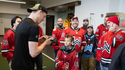 Chicago Warriors Visit Blackhawks