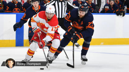 11.30 Flames Oilers coaches room with badge