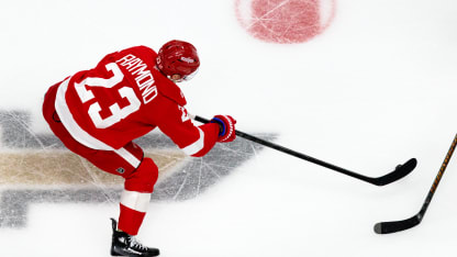 VAN@DET: Raymond scores goal against Kevin Lankinen