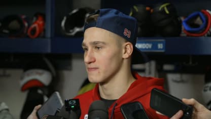 Après-match c. WPG : Demidov