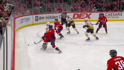 BOS@WSH: Sandin scores goal against Jeremy Swayman