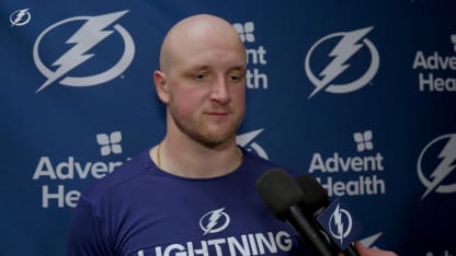 Darren Raddysh | Postgame at Columbus Blue Jackets