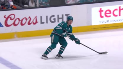 EDM@SJS: Celebrini scores PPG against Connor Ingram