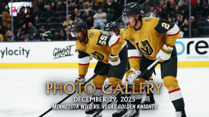 PHOTO GALLERY | Vegas Golden Knights vs. Minnesota Wild | Dec. 29, 2025