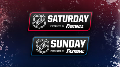 Rozpis 2025-26 NHL Saturday Sunday