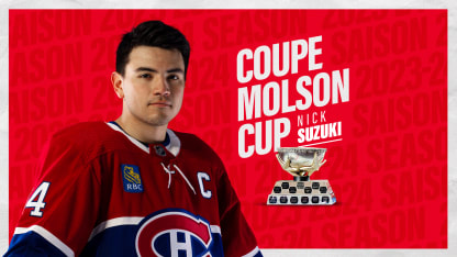Nick Suzuki wins the Canadiens' Molson Cup Player of the Year