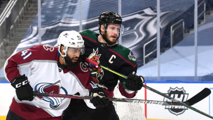 Pierre-Edouard Bellemare Arizona Coyotes Game 3 Playoffs 2020 August 15