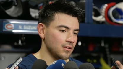 Après-match c. NYR : Suzuki