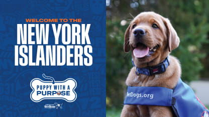 Islanders Team Up with America’s VetDogs to Raise Fourth Puppy 