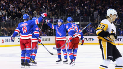 Rangers goal vs Penguins