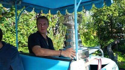 Lundell's day with the Cup