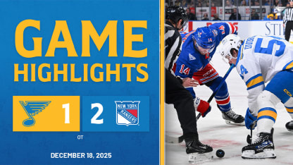 Highlights: NYR 2, STL 1 (OT)