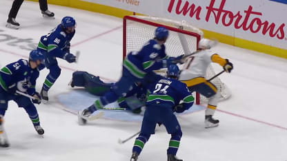 NSH@VAN: Jost scores goal against Nikita Tolopilo