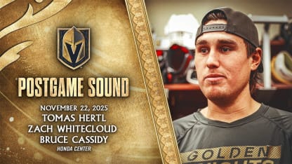 🎥 POSTGAME SOUND: Hertl, Whitecloud & Cassidy