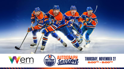 RELEASE: Oilers & West Edmonton Mall announce autograph session