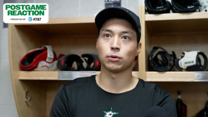 DAL@CGY Postgame: Jason Robertson