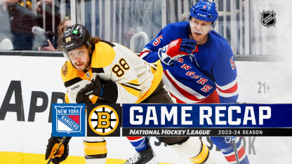 New York Rangers Boston Bruins game recap March 21