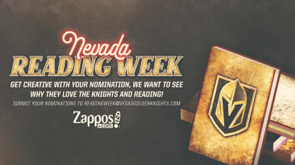 VGK Seek Creative Nominations for Reading Week School Visits