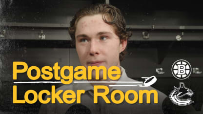Locker Room Raw: Jeremy Swayman and Fraser Minten