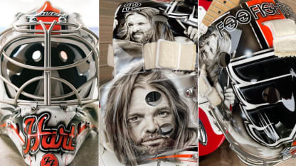 Hart PHI Foo Fighters goalie mask 2