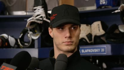 Pregame vs. PHI: Slafkovsky