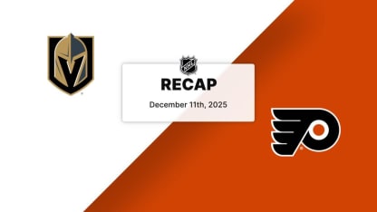 Recap: Golden Knights at Flyers 12.11.25