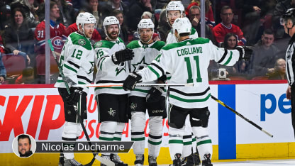 Cogliano Comeau Stars badge Ducharme