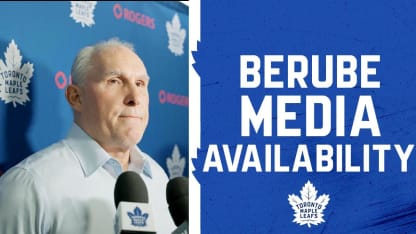 Craig Berube | Pre Game at  New York Rangers 