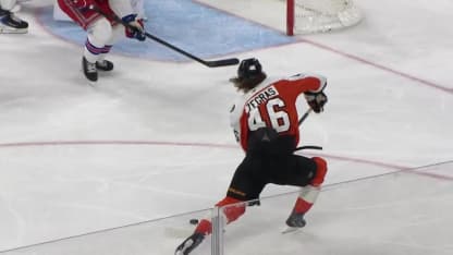 Zegras punches a rebound home