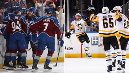 Goleadas de Colorado y Pittsburgh sellaron la acción